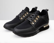 Load image into Gallery viewer, The Emir Black Leather Men Sneaker