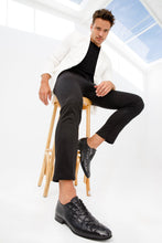 Load image into Gallery viewer, The Randor Black Crocodile Leather Oxford Men Shoe
