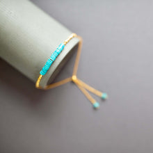 Load image into Gallery viewer, Turquoise Adjustable Stacking Bracelet