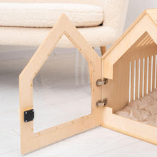 Load image into Gallery viewer, Wooden Indoor Dog House