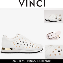 Load image into Gallery viewer, The Infanta White Spike Leather Men Sneaker Limited Edition
