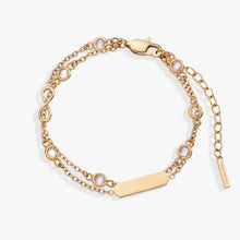 Load image into Gallery viewer, Infinity Chain Double Strand Bracelet