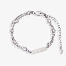 Load image into Gallery viewer, Infinity Chain Double Strand Bracelet