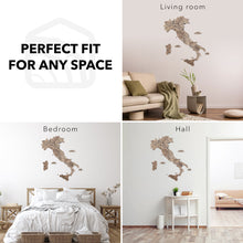 Load image into Gallery viewer, Wooden Map of Italy – Terra