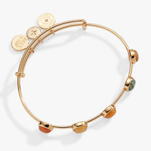 Load image into Gallery viewer, In-Line Semi-Precious Gemstone Bangle