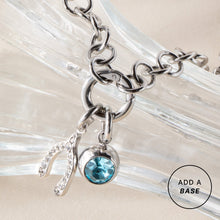 Load image into Gallery viewer, Pave Wishbone Interchangeable Charm