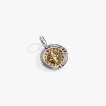 Load image into Gallery viewer, Interchangeable Two-Tone Compass Charm