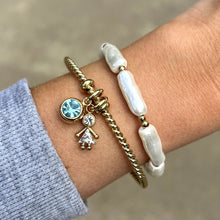 Load image into Gallery viewer, March Birthstone Interchangeable Charm