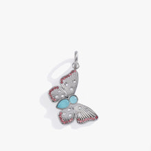 Load image into Gallery viewer, Gemstone Butterfly Interchangeable Charm