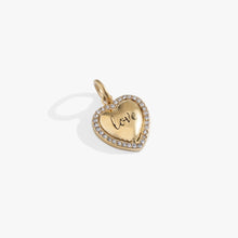 Load image into Gallery viewer, Love Pave Heart Interchangeable Charm