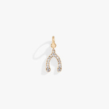 Load image into Gallery viewer, Pave Wishbone Interchangeable Charm
