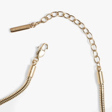 Load image into Gallery viewer, Round Herringbone Charm &amp; Layering Necklace