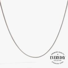 Load image into Gallery viewer, Round Herringbone Charm &amp; Layering Necklace