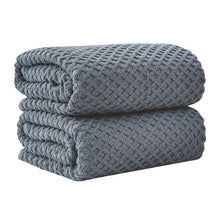 Load image into Gallery viewer, Cotton Diamond Waffle Weave Bath Towel Set - Grayson Collection