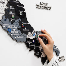 Load image into Gallery viewer, Wooden Map of Italy – Nordik