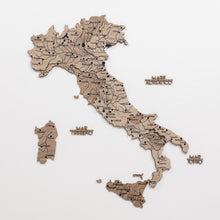 Load image into Gallery viewer, Wooden Map of Italy – Terra