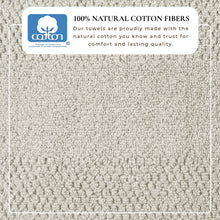 Load image into Gallery viewer, 100% Cotton Woven Texture Bath Towel Set - Marbella Collection