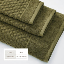 Load image into Gallery viewer, Cotton Diamond Waffle Weave Bath Towel Set - Grayson Collection