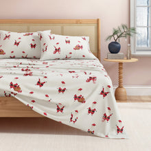 Load image into Gallery viewer, Turkish Cotton Christmas Flannel Sheet Set - Whittaker Collection