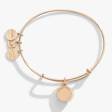 Load image into Gallery viewer, January Birthstone Charm Bangle, Scarlet