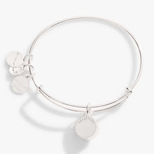 Load image into Gallery viewer, January Birthstone Charm Bangle, Scarlet