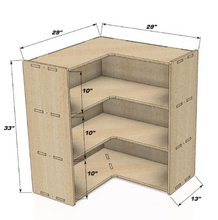 Load image into Gallery viewer, JARED- Corner Toy Shelf