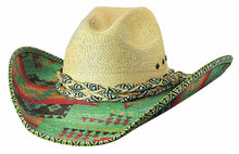 Load image into Gallery viewer, Bullhide Jeopardy - Mexican Palm Straw Cowboy Hat