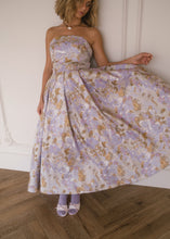 Load image into Gallery viewer, Anastelle Strapless Jacquard Dress