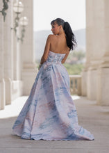 Load image into Gallery viewer, Nessa Metallic Dress - Blue