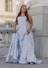 Load image into Gallery viewer, Nessa Metallic Dress - Blue