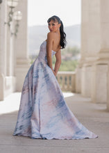Load image into Gallery viewer, Nessa Metallic Dress - Blue