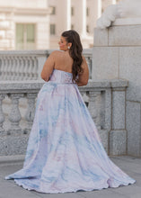 Load image into Gallery viewer, Nessa Metallic Dress - Blue