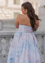 Load image into Gallery viewer, Nessa Metallic Dress - Blue