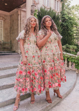 Load image into Gallery viewer, Rose Dress Midi - Cream