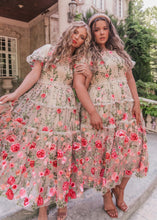 Load image into Gallery viewer, Rose Dress Midi - Cream