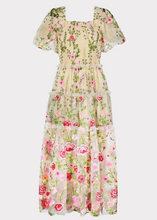 Load image into Gallery viewer, Rose Dress Midi - Cream