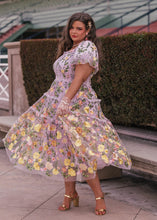 Load image into Gallery viewer, Rose Dress Midi - Lavender