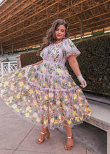 Load image into Gallery viewer, Rose Dress Midi - Lavender