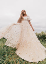 Load image into Gallery viewer, Wendy Dress Cream Star