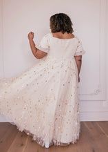 Load image into Gallery viewer, Wendy Dress Cream Star