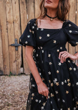 Load image into Gallery viewer, Wendy Dress Black Star