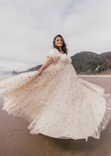 Load image into Gallery viewer, Wendy Dress Cream Star