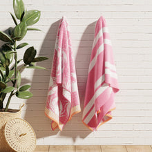 Load image into Gallery viewer, Cotton Velour Beach Towel - Maui Collection