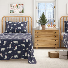 Load image into Gallery viewer, Turkish Cotton Christmas Flannel Sheet Set - Whittaker Collection