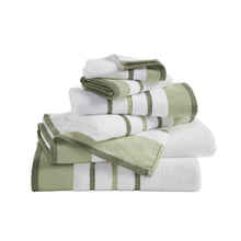 Load image into Gallery viewer, Decorative Cotton Stripe Bath Towel Set - Noelle Collection