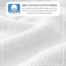 Load image into Gallery viewer, Turkish Cotton Ribbed 6-Piece Bath Towel Set - Georgiana Collection