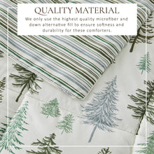 Load image into Gallery viewer, Reversible Christmas Comforter and Sham Set - Holiday / Lodge Odette Collection