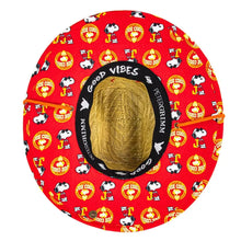 Load image into Gallery viewer, Peter Grimm Peanuts Joe Cool Junior - Childrens Straw Lifeguard Hat