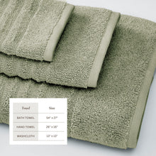 Load image into Gallery viewer, Luxury Combed Cotton Bath Towel Set - Karina Collection