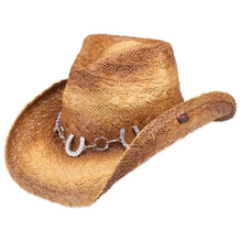 Load image into Gallery viewer, Peter Grimm Judson - Straw Cowgirl Hat